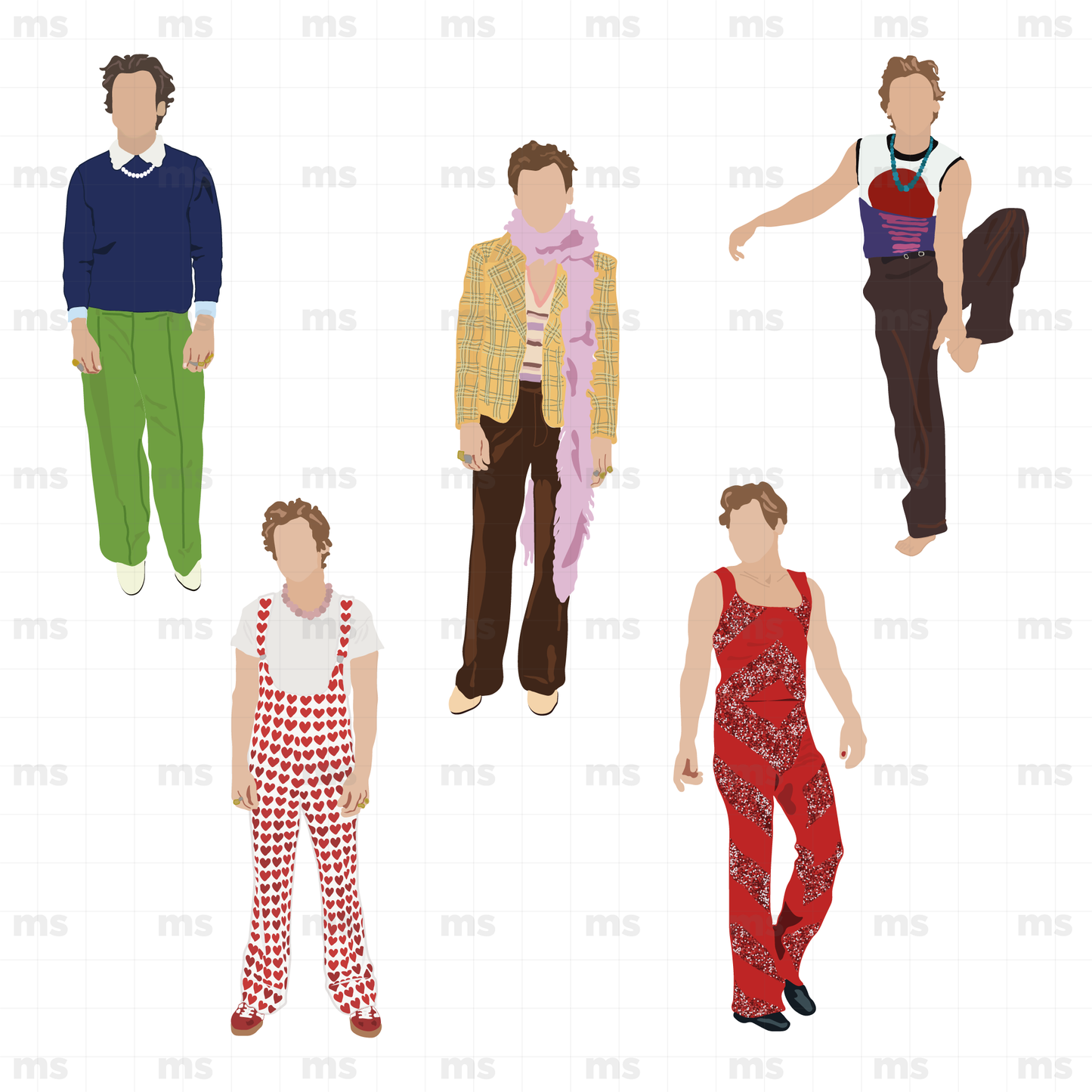 Harry Styles' fashion costumes