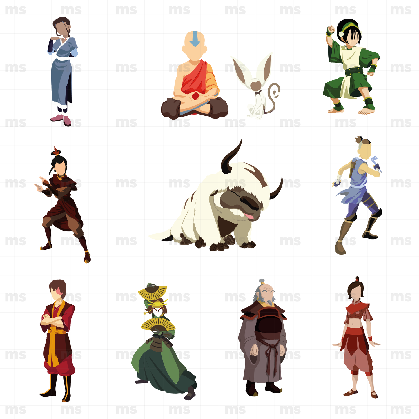 Escalas Avatar: La leyenda de Aang