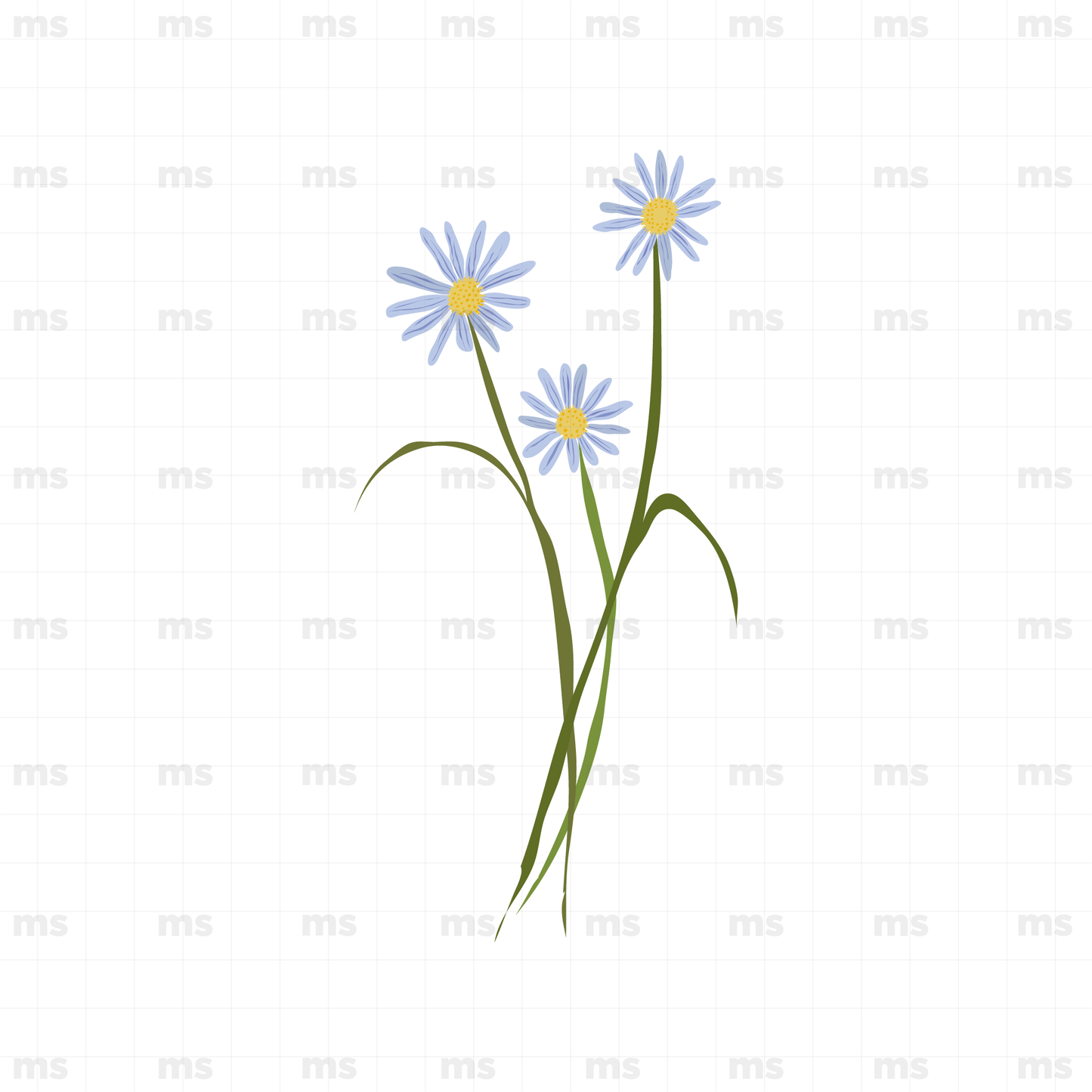 Hojas y flores