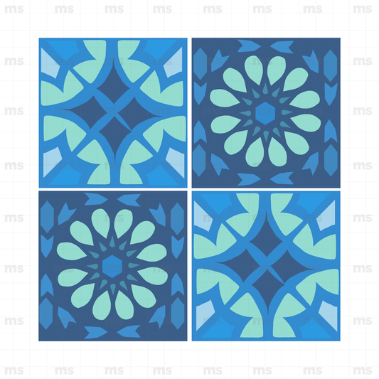 Mosaico azul