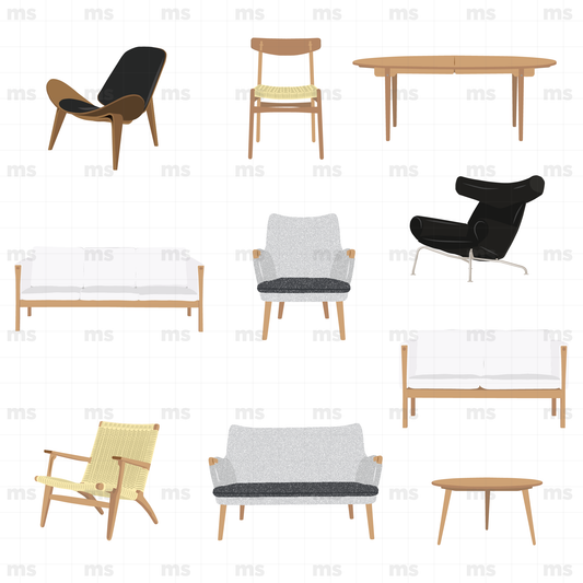 Mobiliario Hans Wegner